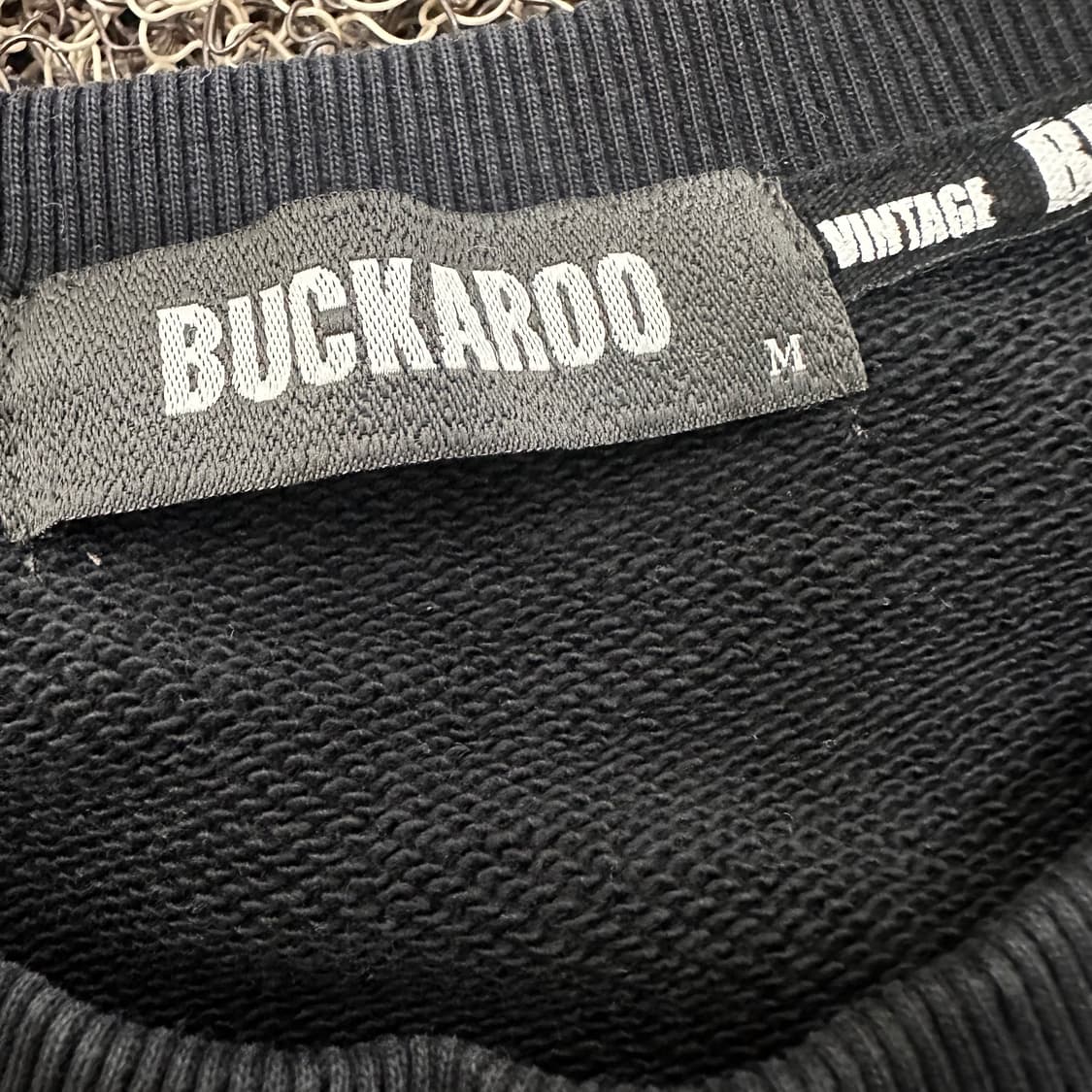 BUCKAROO 버커루 맨투맨 블랙 M 상품이미지3