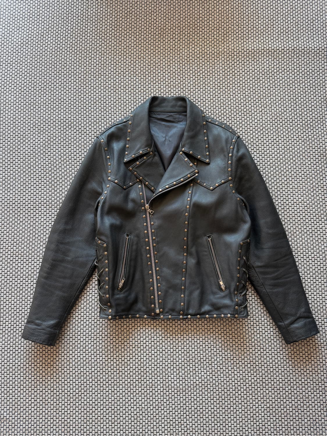 90s 생로랑 레더자켓 상품이미지1