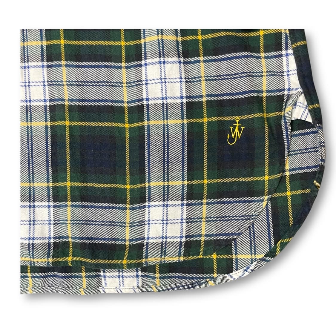 유니클로 딥그린체크 반버튼 긴팔 셔츠 S 상품이미지4