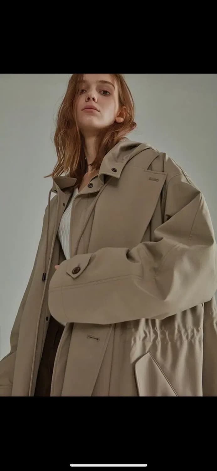 노앙 패딩 트렌치코트 (M) 상품이미지1