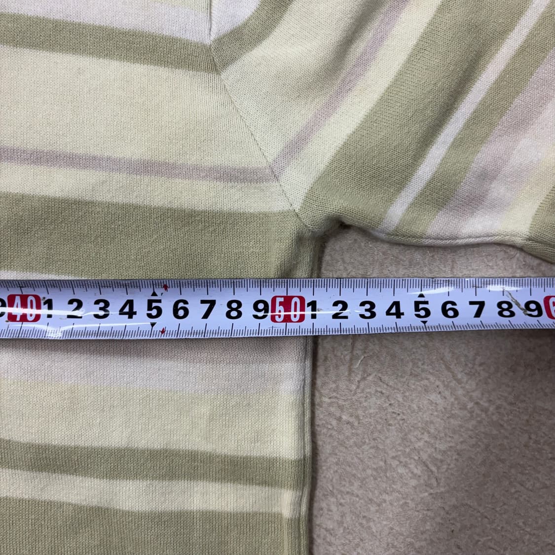 라코스테 스몰로고 스트라이프 반팔티 상품이미지5