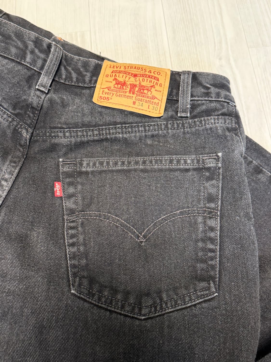 00s levis 505 레귤러 스트레이트 핏 상품이미지5