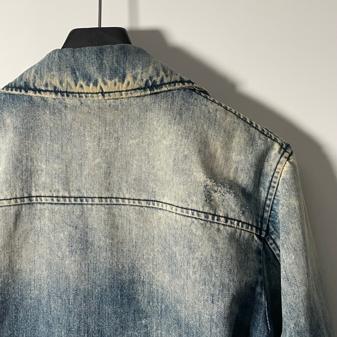피에르 발망 디스트로이드 데님 블레이저 자켓 (on.17)   상품이미지7