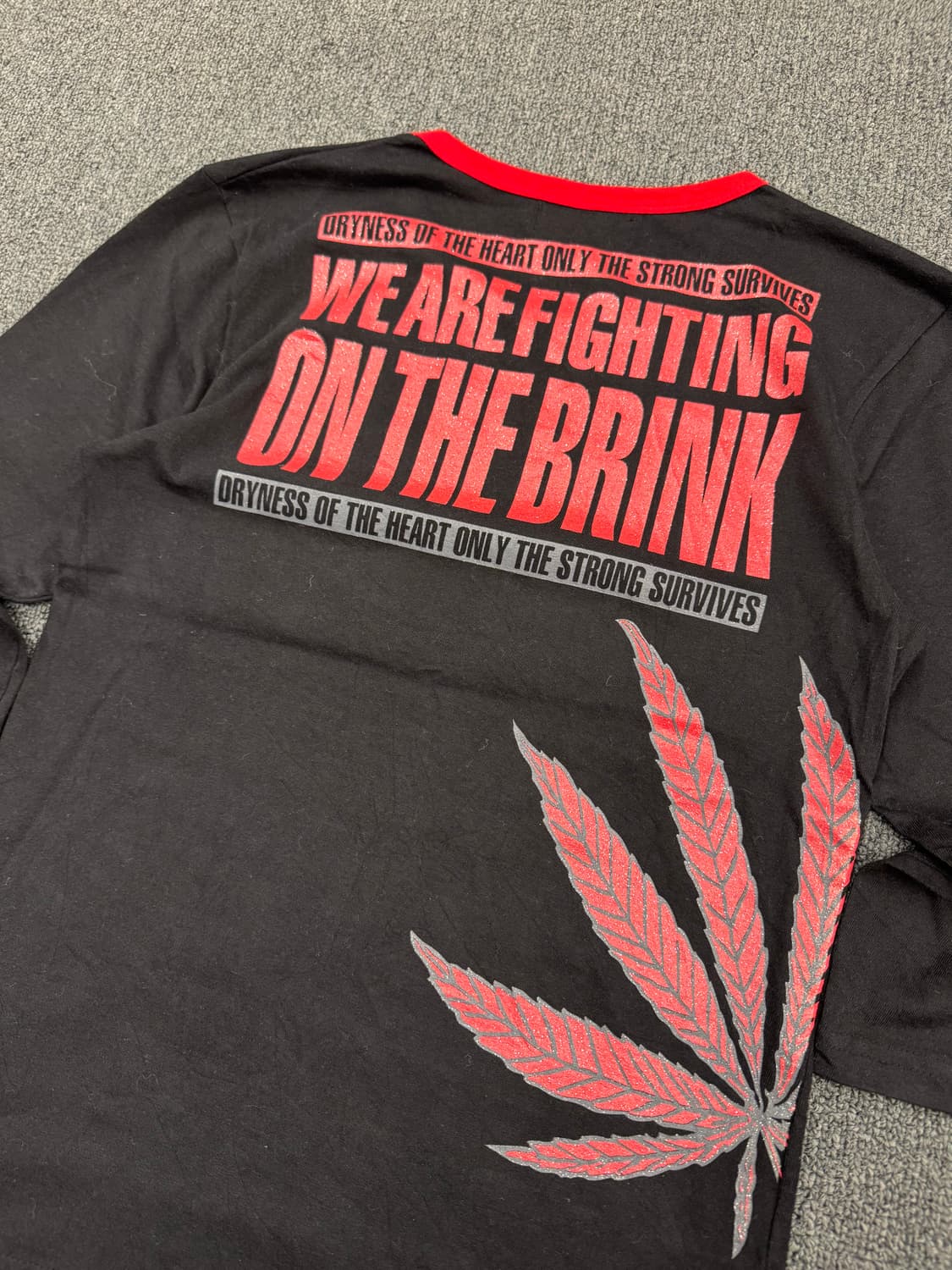 L)In The Attic 빈티지 프린팅 여성 칠부 티셔츠 상품이미지5