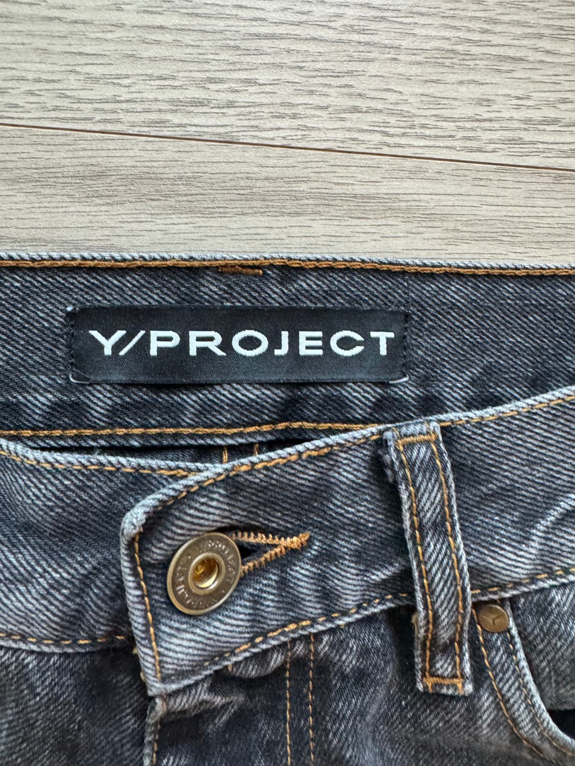 Y/Project 와이프로젝트 카우보이 커프진 블랙 상품이미지3