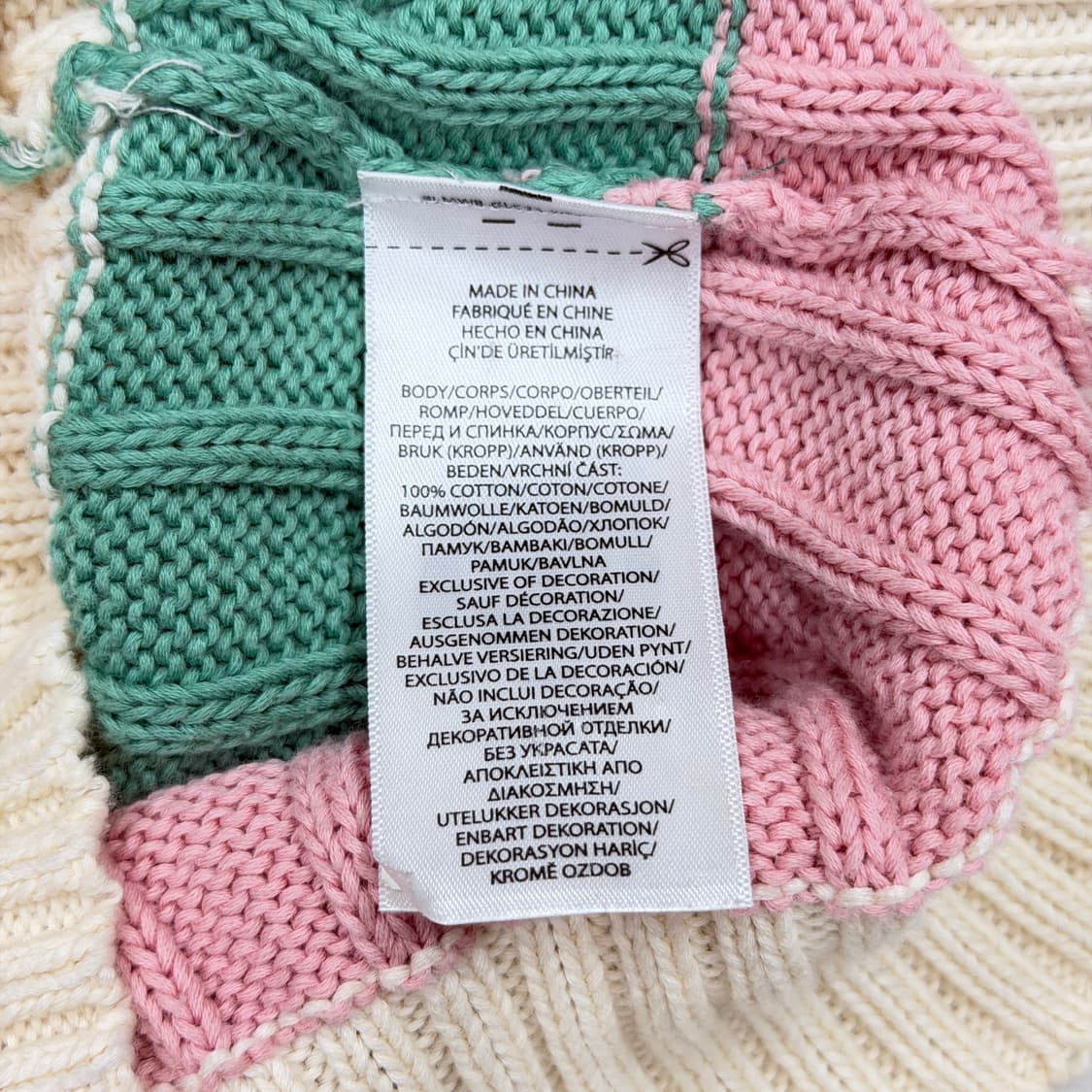 폴로 랄프로렌 신형 QR 피마코튼 케이블 스트라이프 파스텔 니트반팔 M 상품이미지6