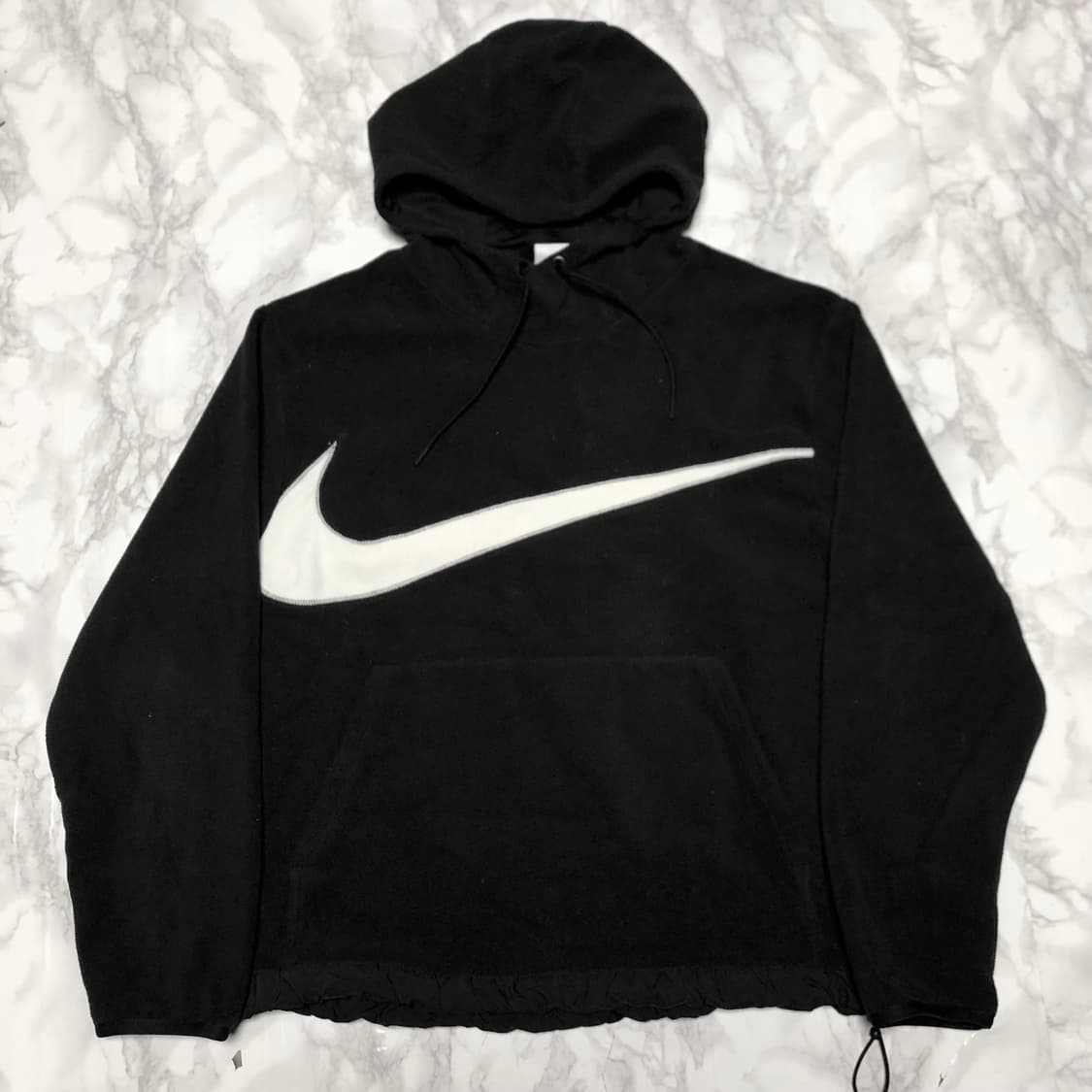 나이키 빅로고 후드티 후리스 스트링 오버핏 상품이미지1