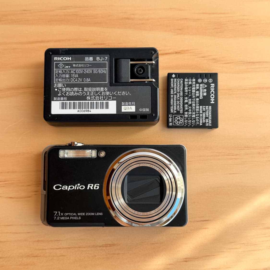 RICOH Caplio 리코 카프리오R6 블랙 빈티지디카 상품이미지7