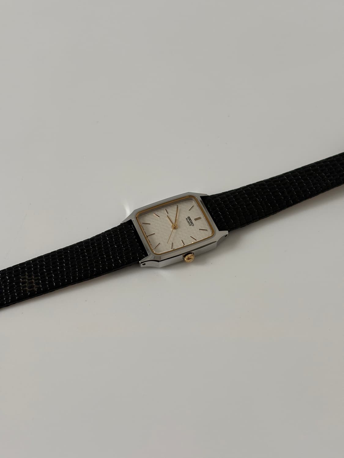 1980s Texture Dial Tank Ladies Quartz 상품이미지5