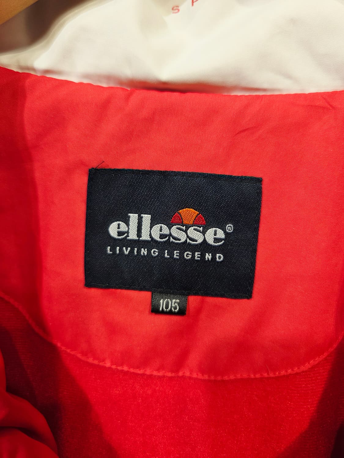 Ellesse 레드 빈티지 윈드브레이커 트랙 재킷_105 상품이미지7