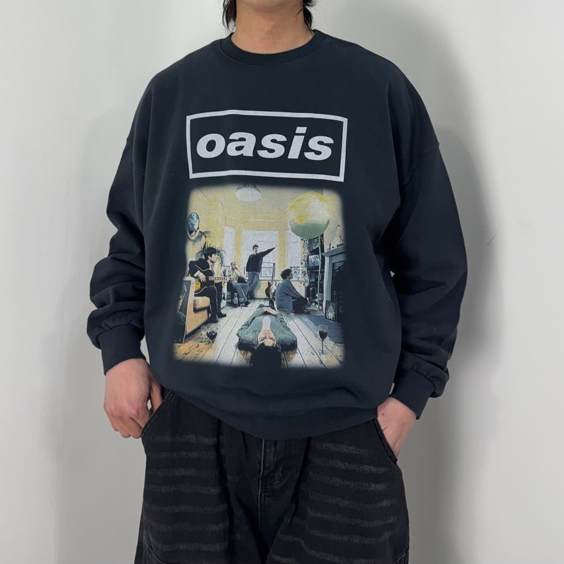 Vtg Oasis Rock Band Sweat Shirts 상품이미지1