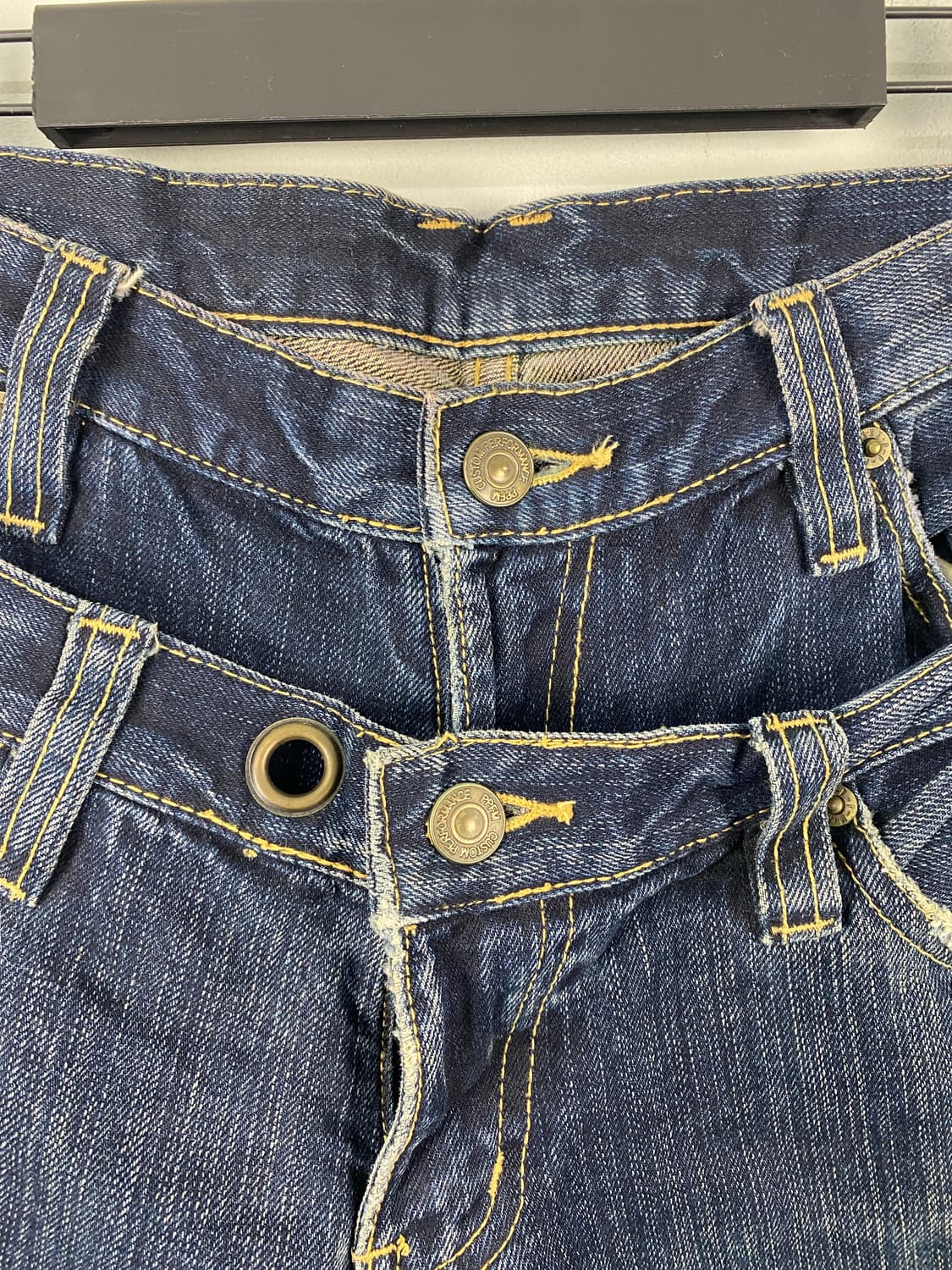 PPFM J핏 크레이지 지퍼 바이커진 데님팬츠 <635> 상품이미지4