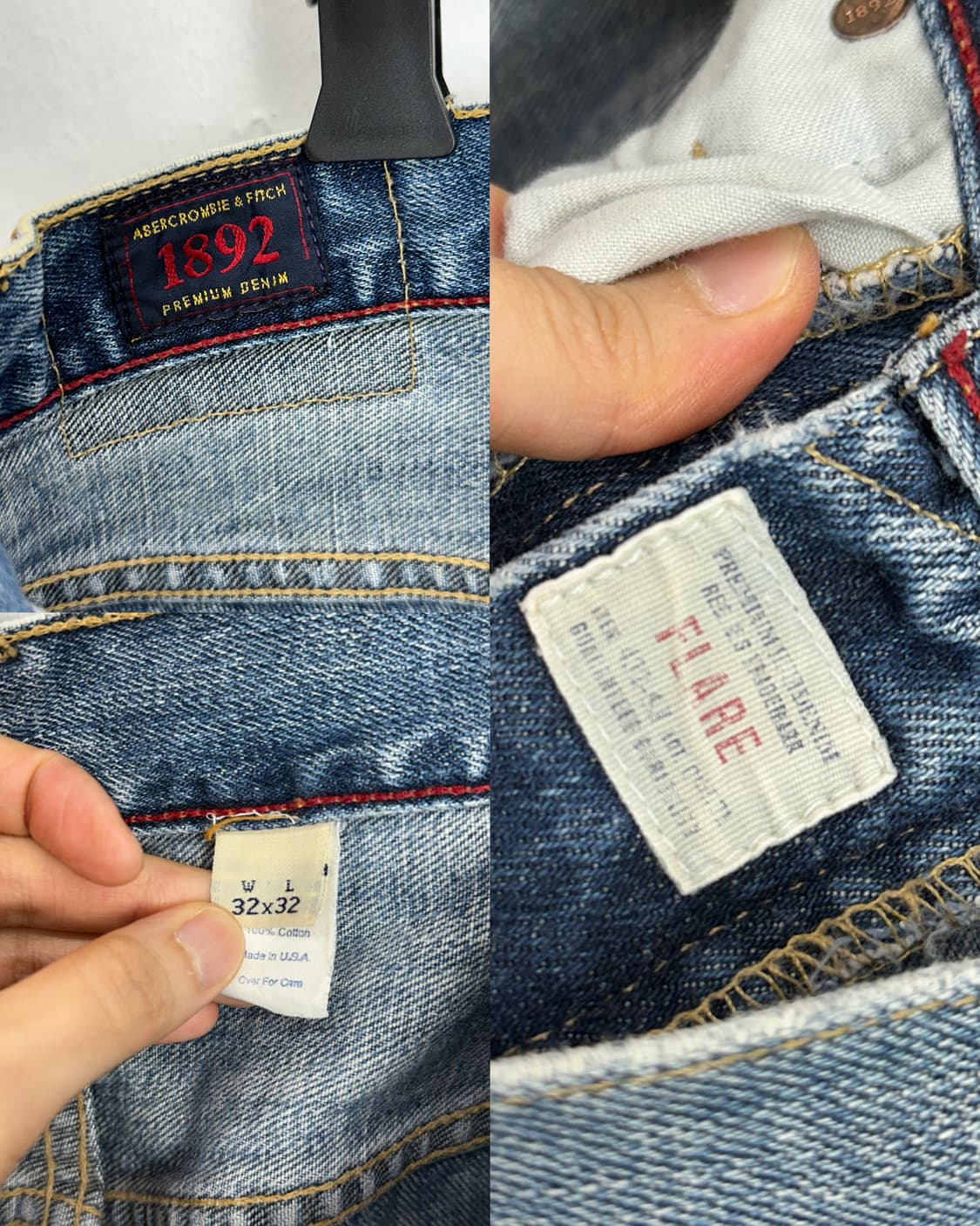 Abercrombie & Fitch 1892 Flare Denim 상품이미지10