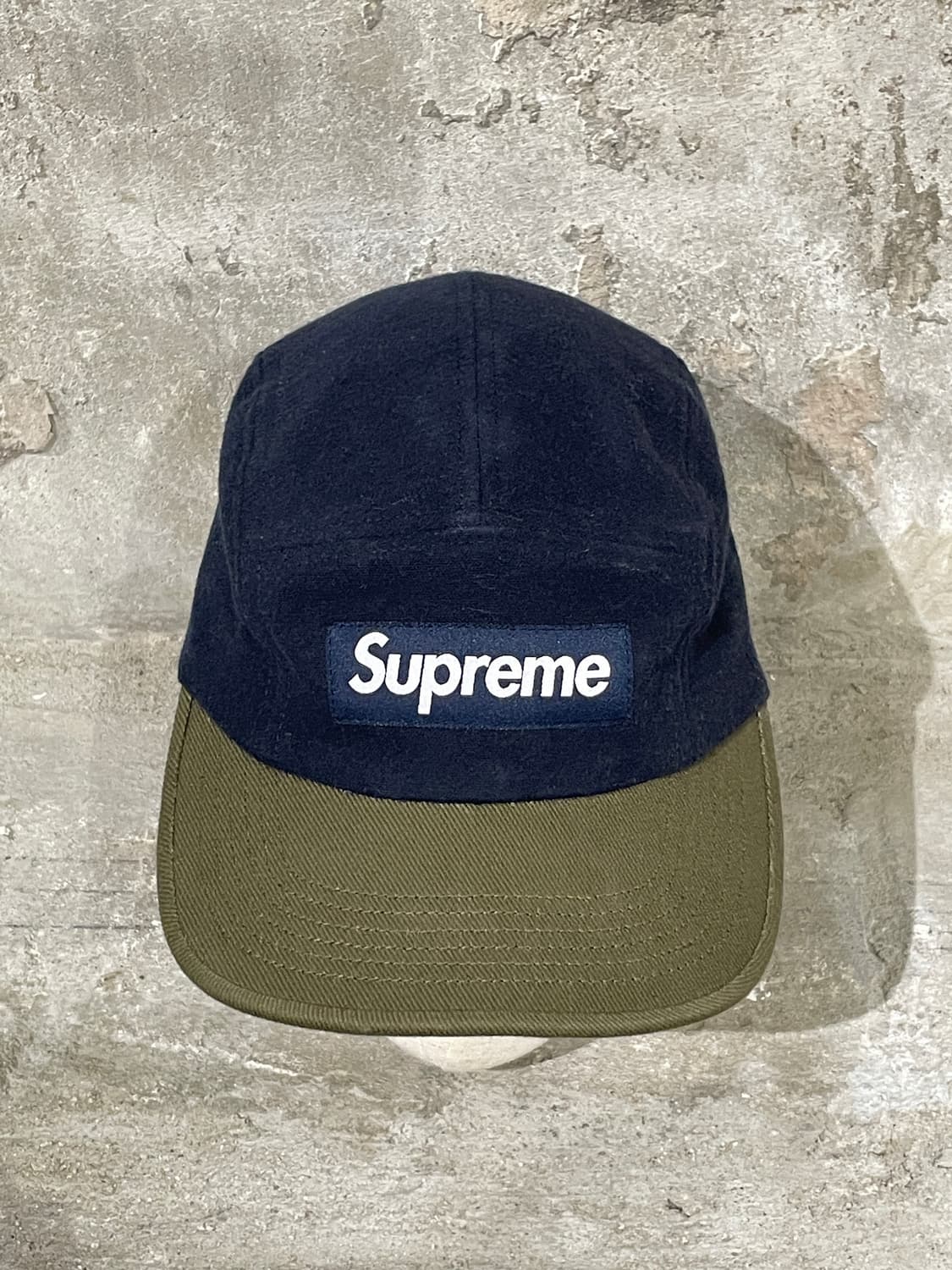 슈프림 23F/W 네이비 카키 울 캠프캡 상품이미지3