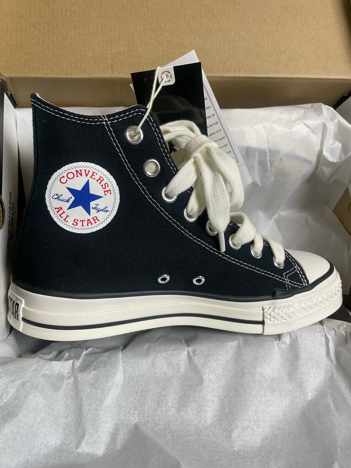 택있음) 척테일러 스로우백 블랙 A19079C 상품이미지1