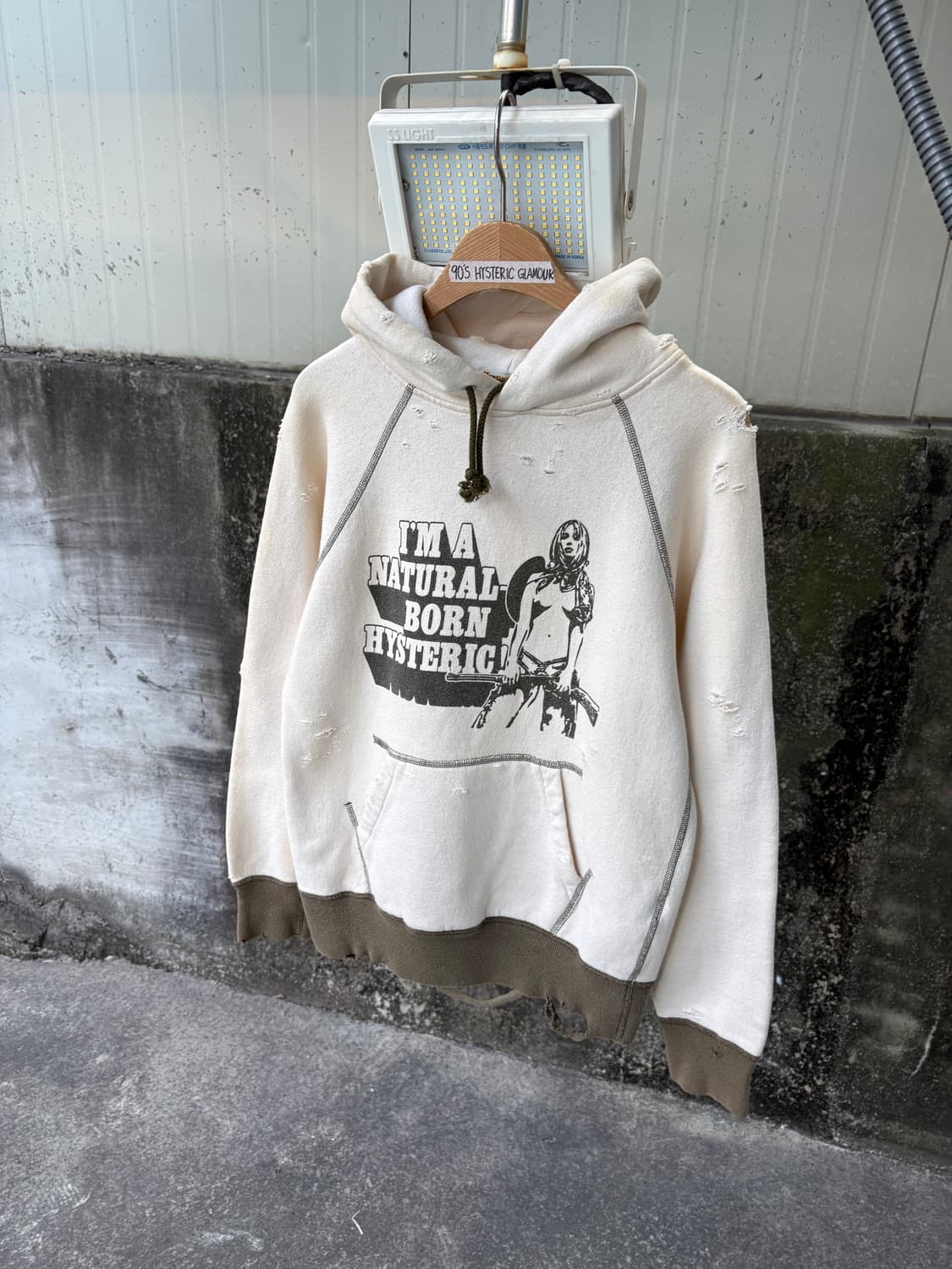 90‘s 히스테릭 글래머 디스트레스드 후드 상품이미지4