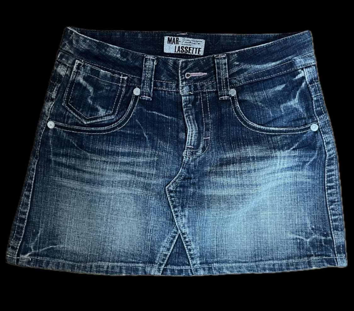 Mar lassette 빈티지 워싱 스커트 상품이미지1