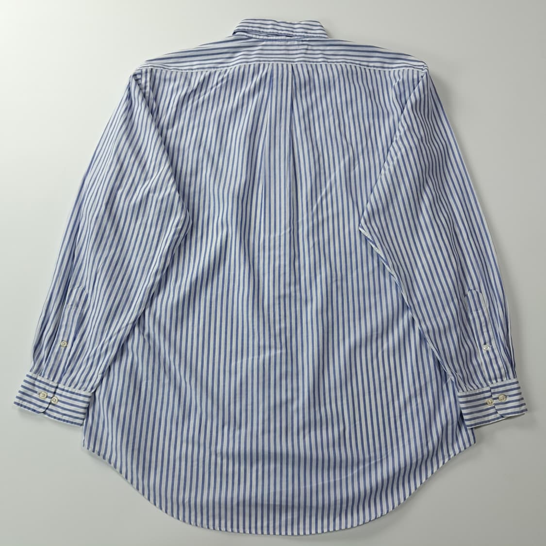 CK563 XL 폴로 90s 홍콩판 소프트 블루 스트라이프 셔츠 남방 상품이미지6