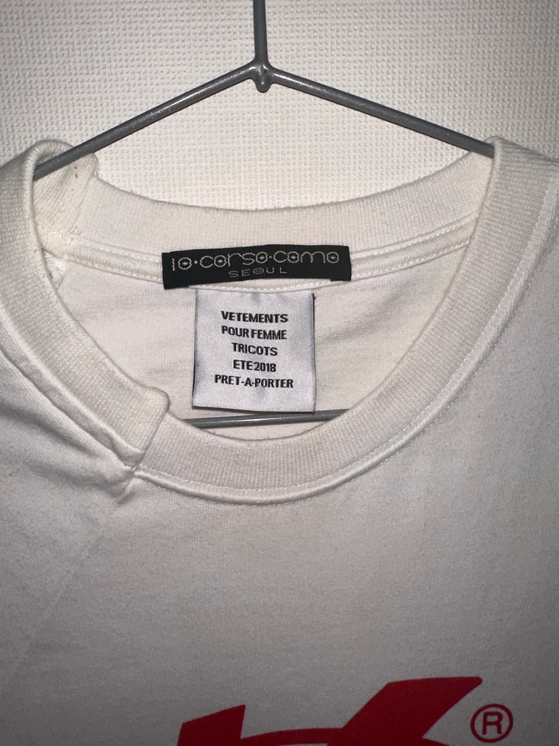 Vetements SS18 Zürich reconstructed tee 상품이미지3