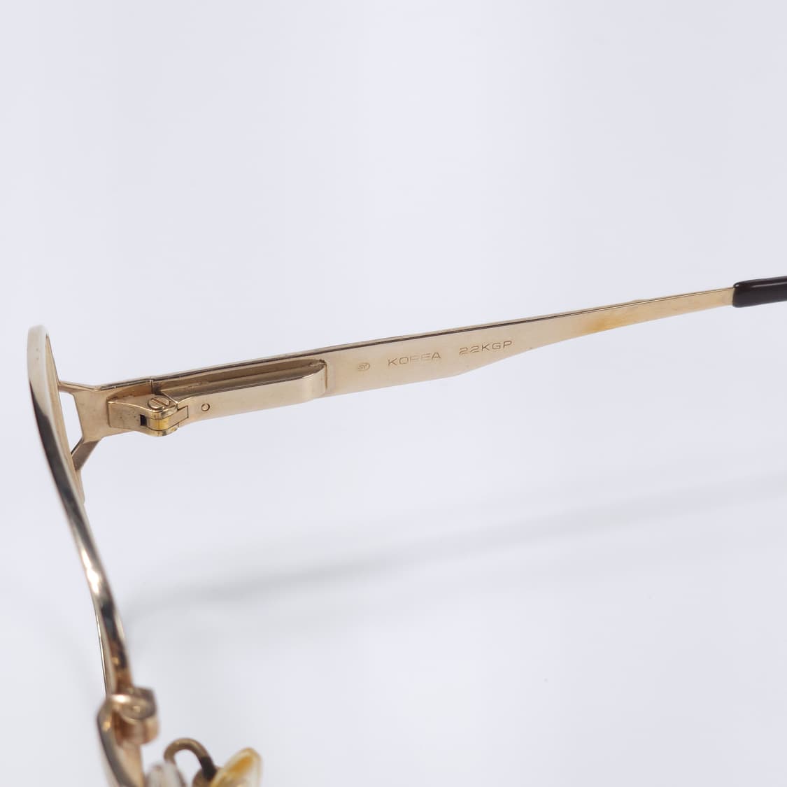 22K 도금 90년도 올드빈티지 안경 상품이미지5