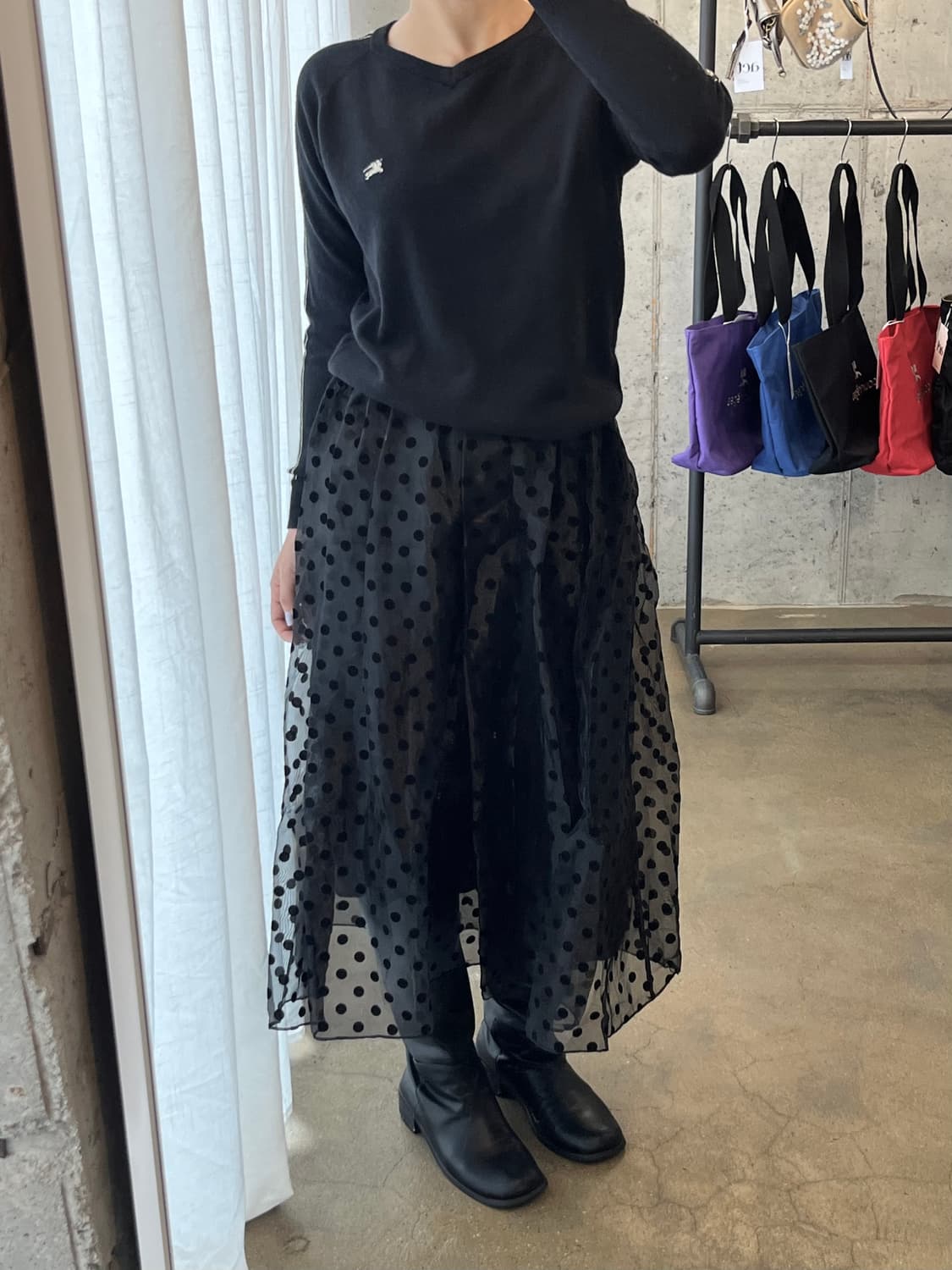 00s 버버리 로고 롱슬리브 니트 상품이미지3