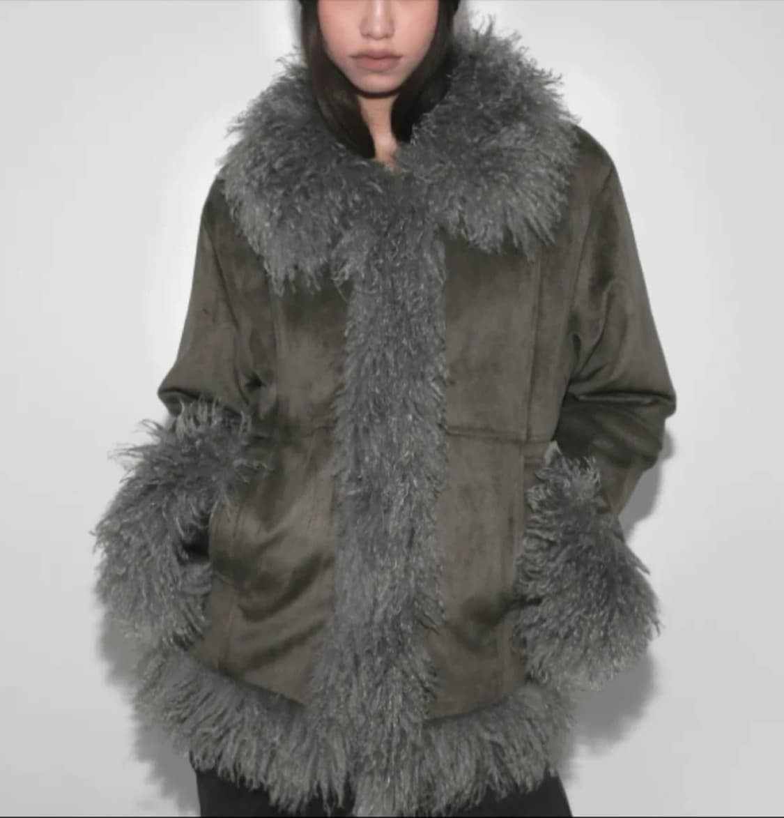 샌드릭 퍼자켓 TRIMMING FUR JACKET 상품이미지1