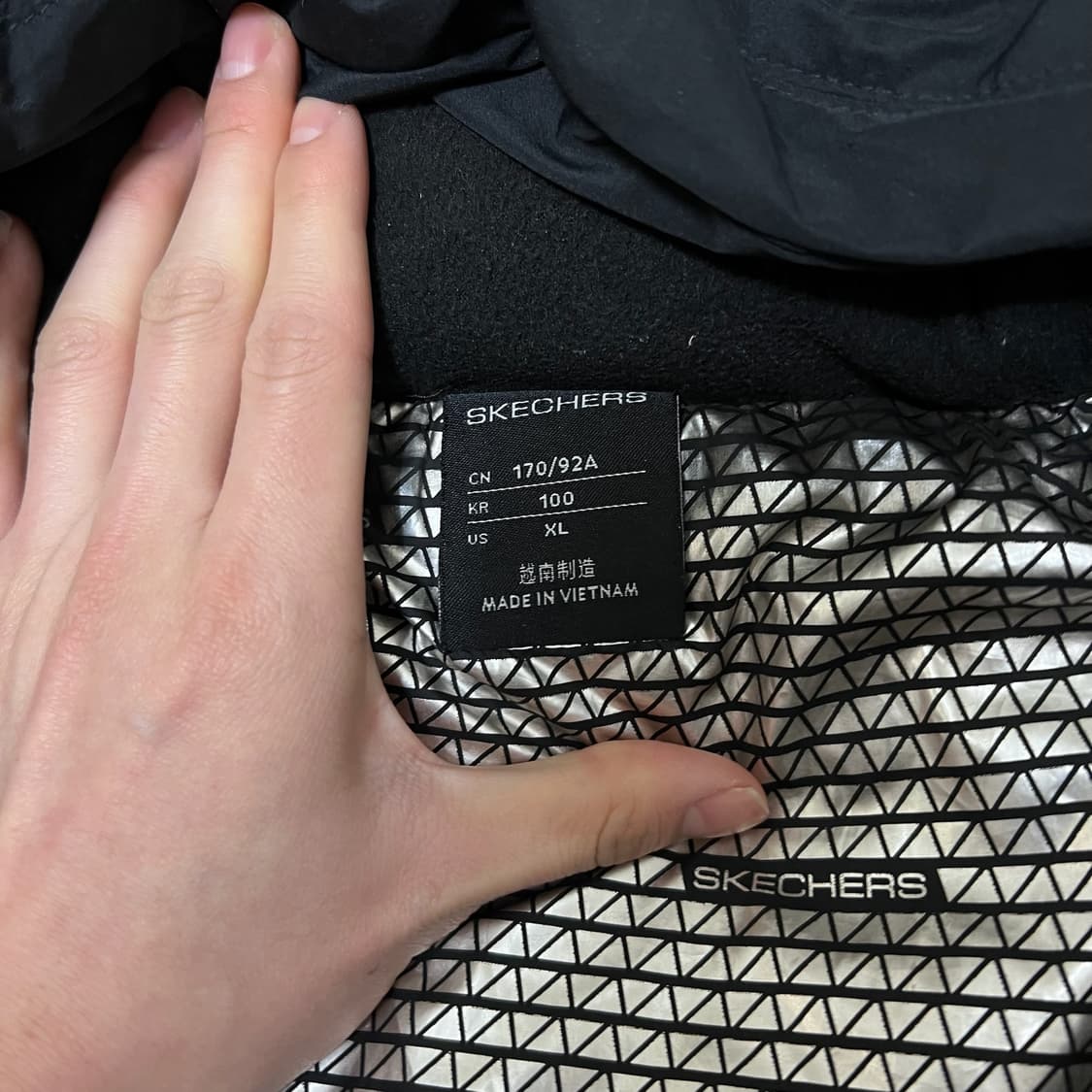 스케쳐스 남성 퍼포먼스 구스다운 후드 롱패딩 L/100  상품이미지6