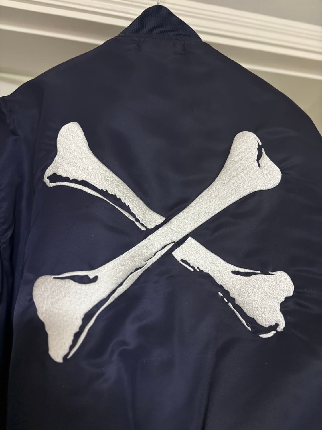 [2] 더블탭스 팀자켓 네이비 21aw 상품이미지3