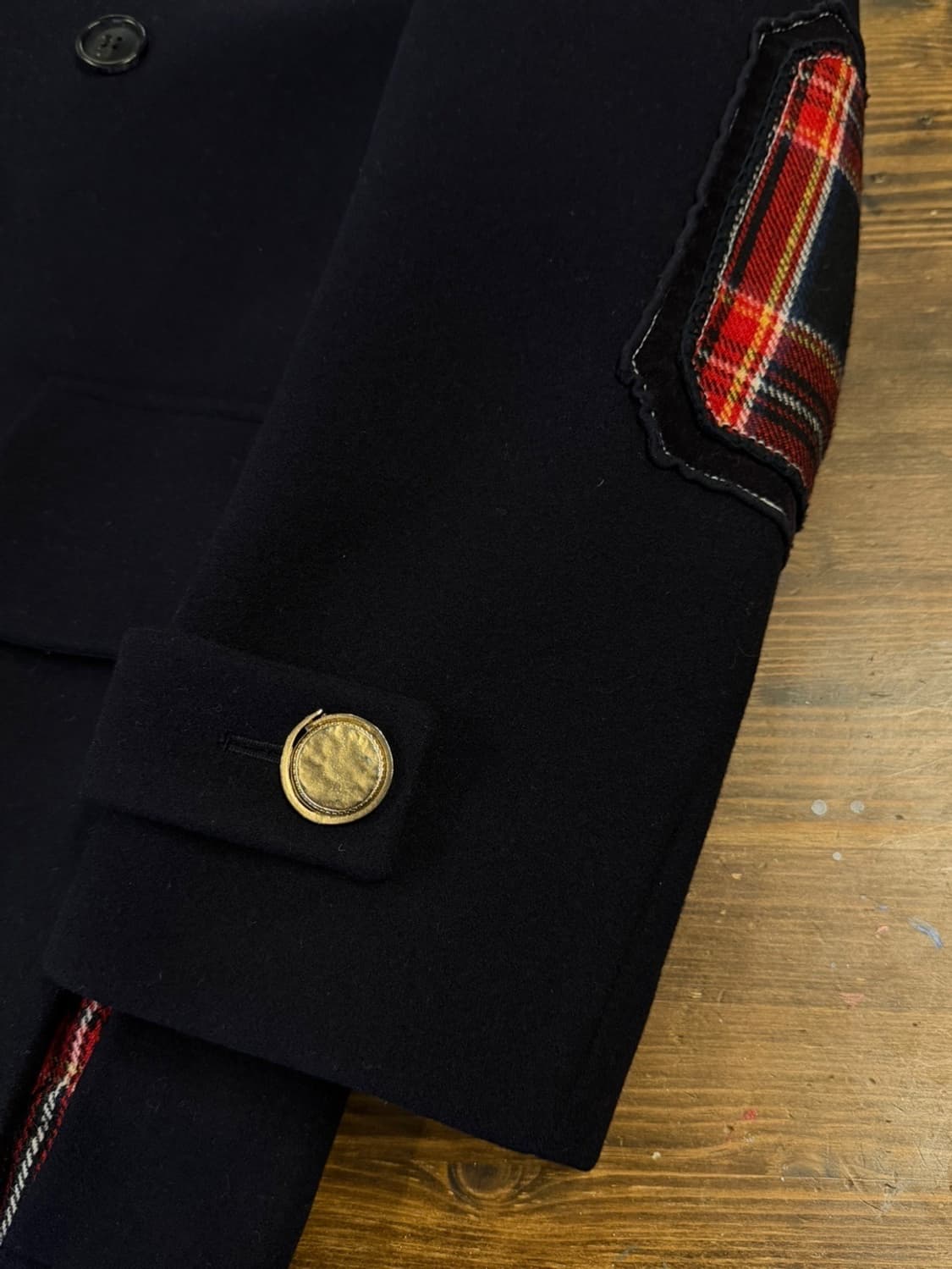 시스템 더블 브레스티드 코트 100~105 상품이미지9