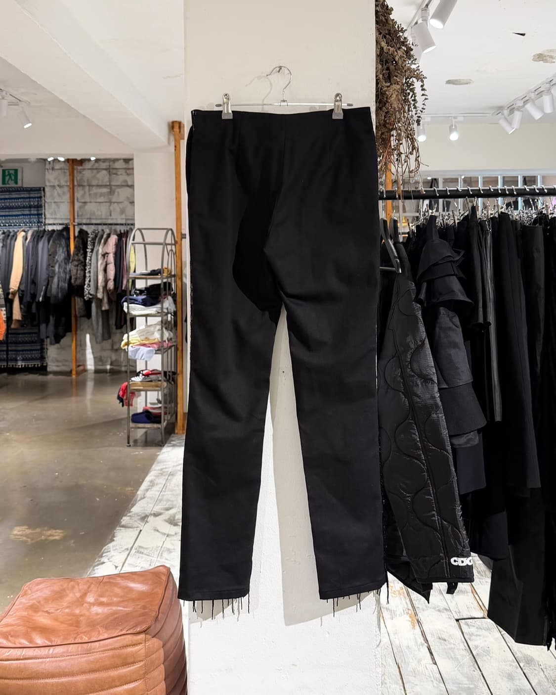 메종 마르지엘라 블랙 크리스탈 스트레이트 팬츠 상품이미지6