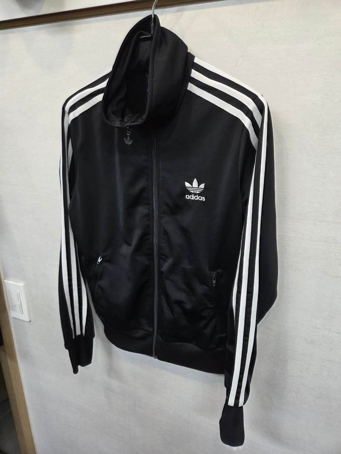 아디다스 파이어버드 빅트레포일 트랙탑 져지 검흰 95 상품이미지5