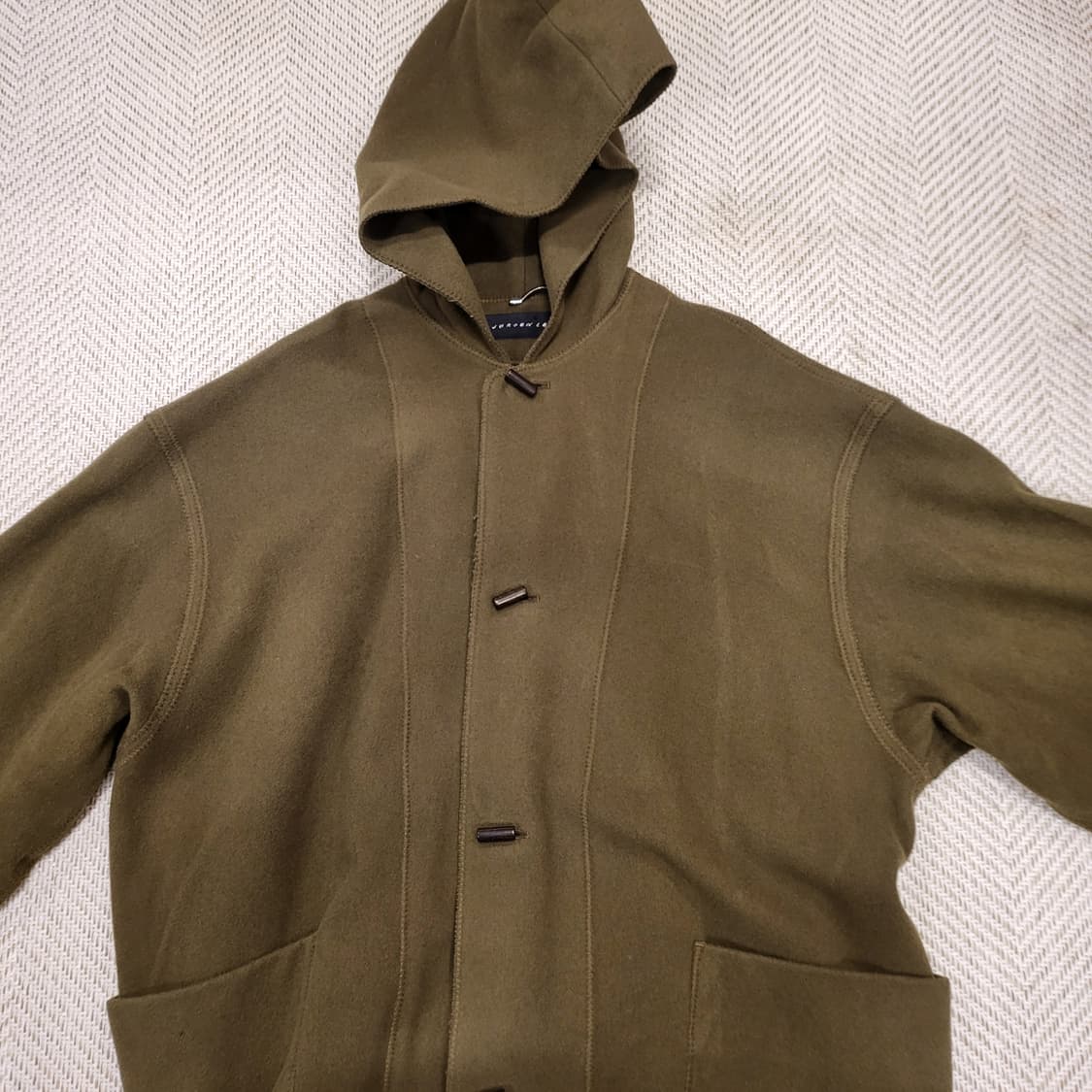 JPN 빈티지 모직 롱 코트 상품이미지8