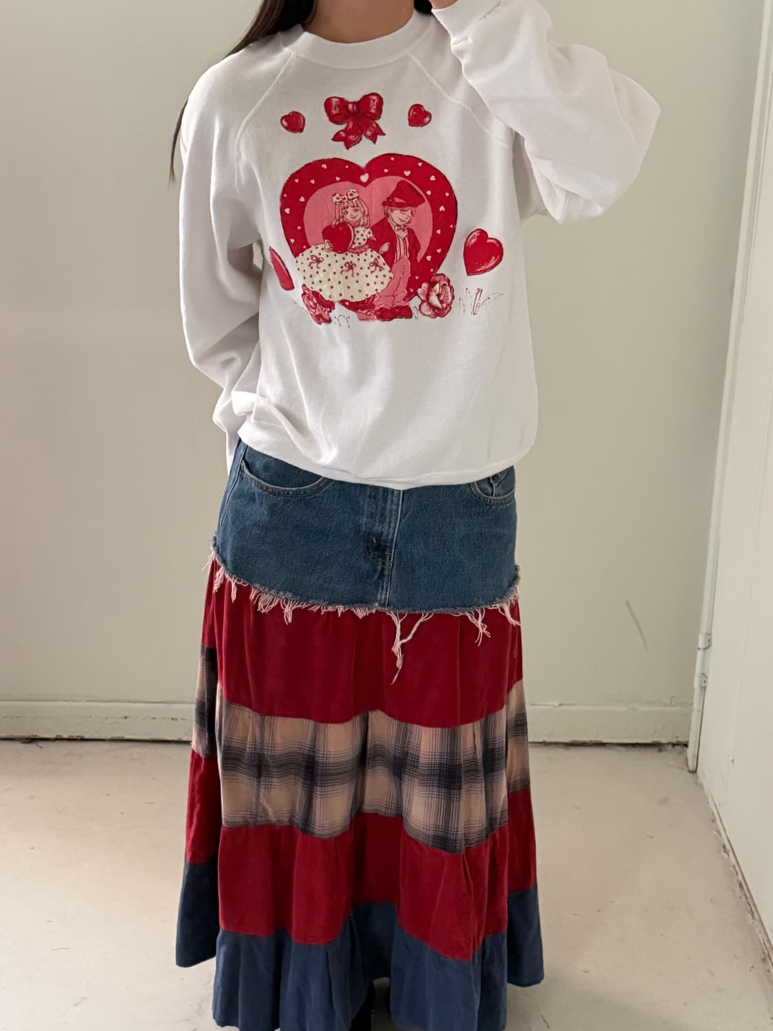 80s USA OG raglan sweatshirt 상품이미지4