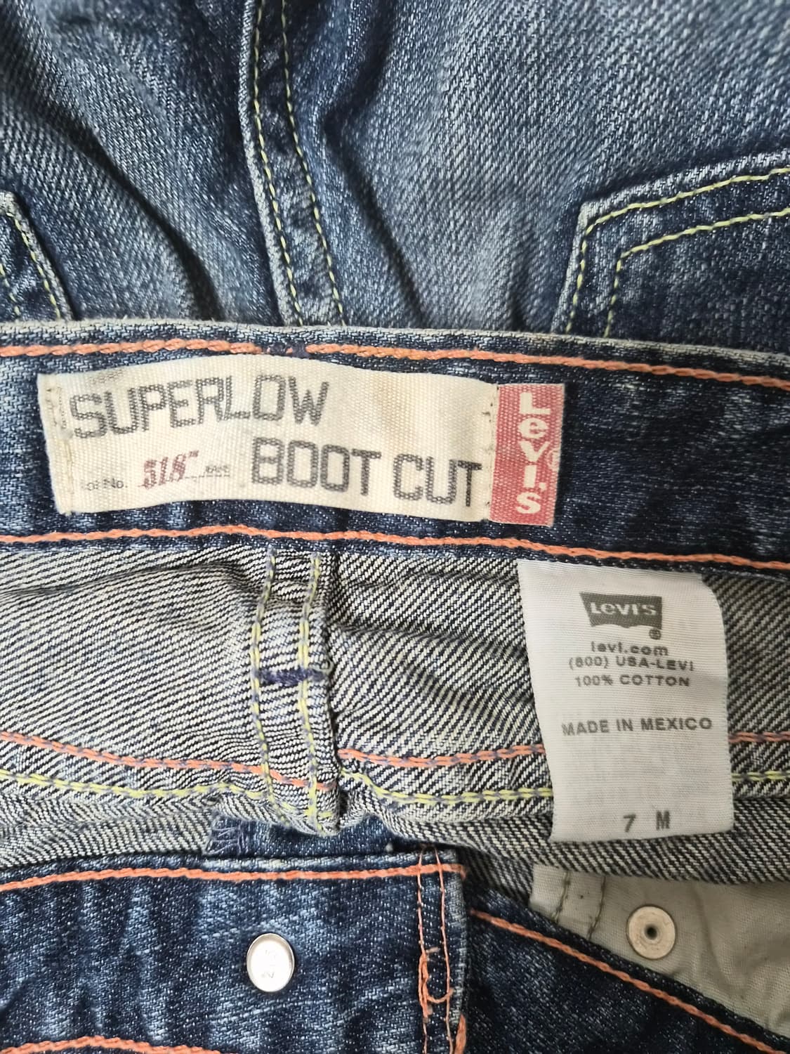 리바이스 518 부츠컷 free사이즈 P-82 상품이미지4