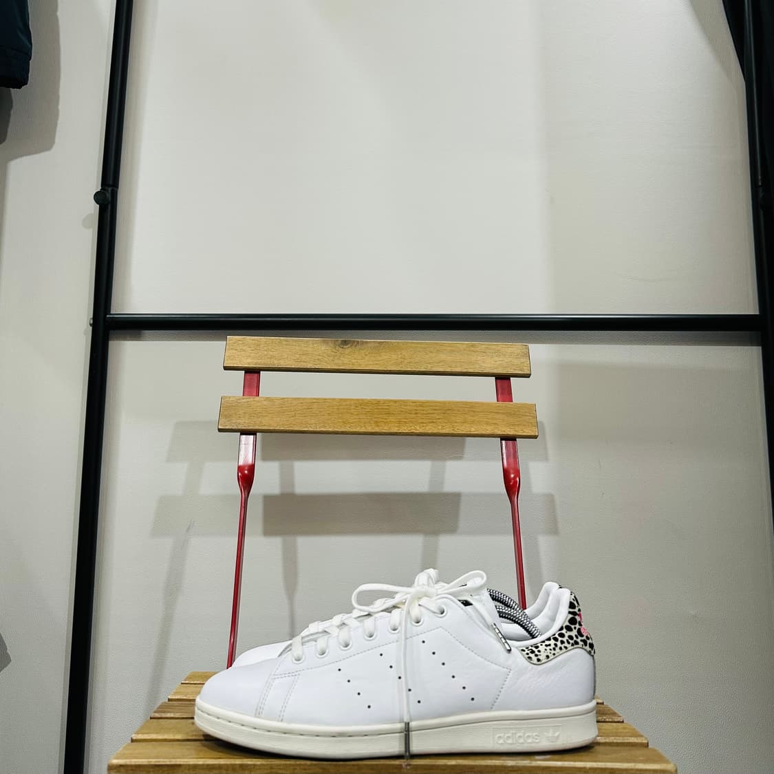 280) 아디다스 운동화 남성 남자 신발 스탠스미스 화이트 레오파드 상품이미지3