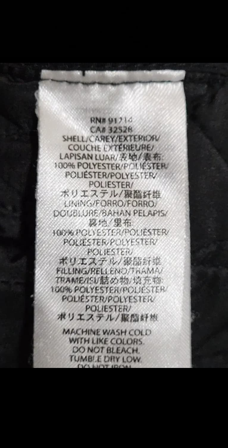 (M) 아르마니 익스체인지 퀼팅자켓 블랙 누빔점퍼 캐주얼  상품이미지5