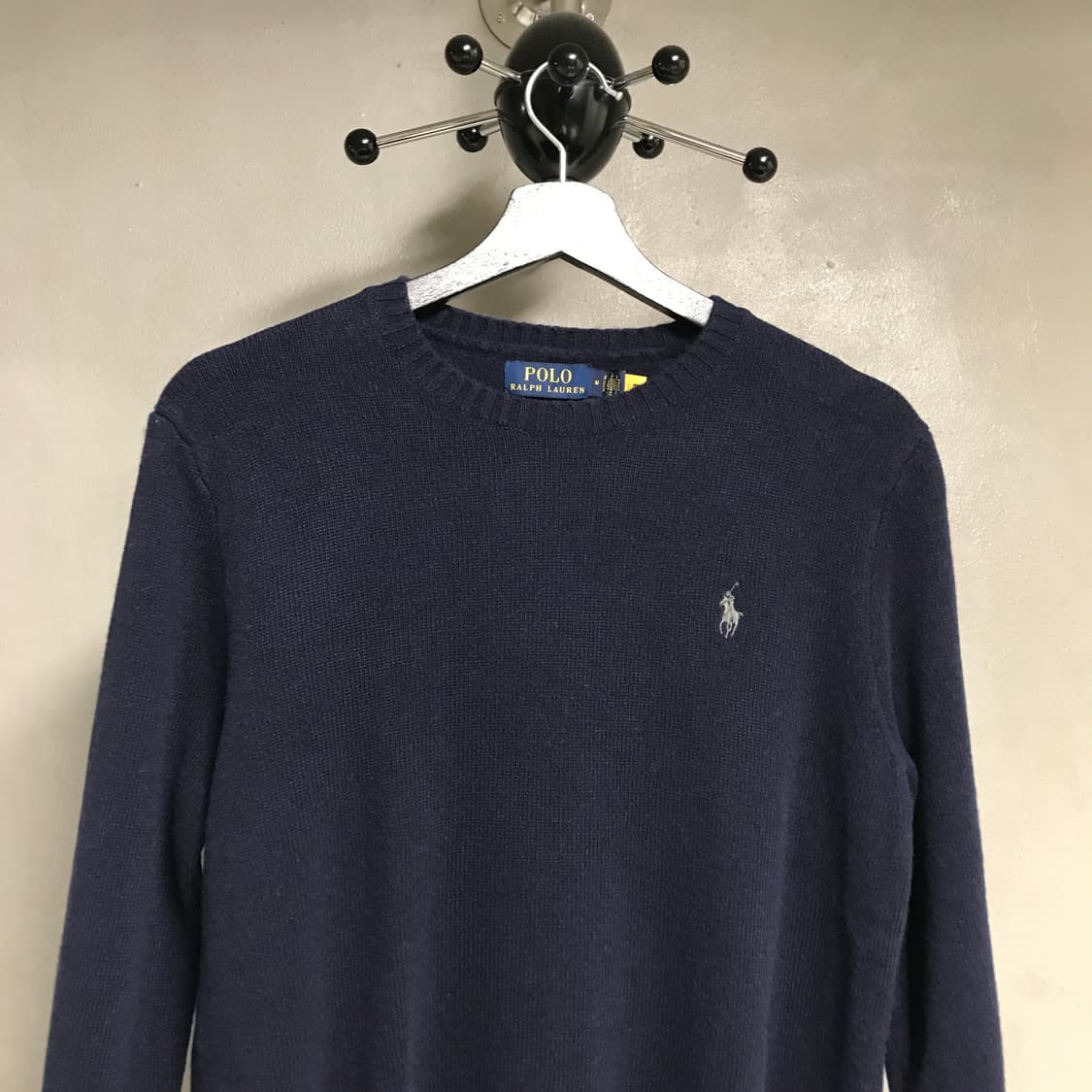 폴로 랄프로렌 QR 니트 네이비 M 상품이미지2