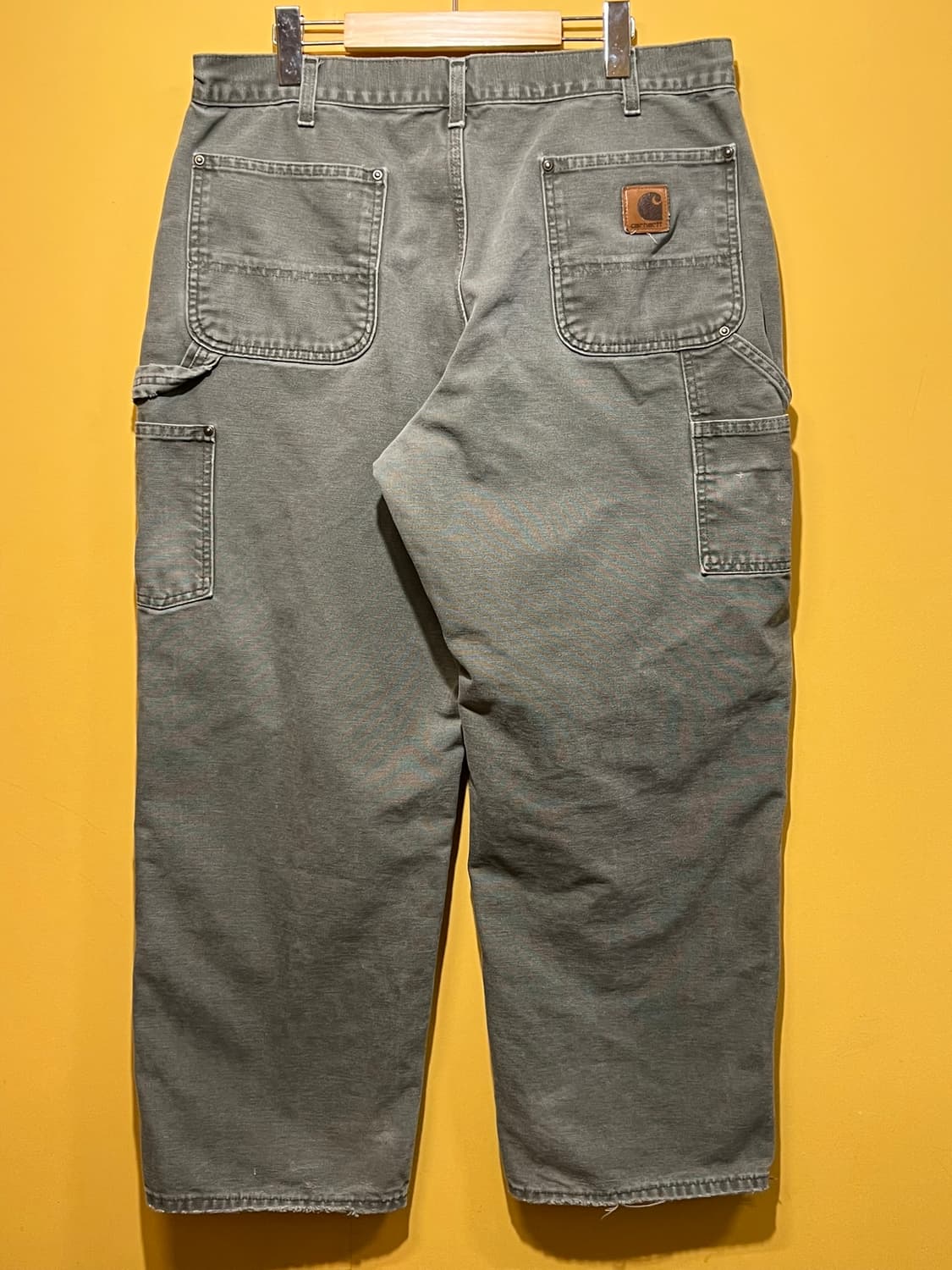 [38x30] 칼하트 B136 MOS 모스그린 더블니 캔버스 카펜터 상품이미지8