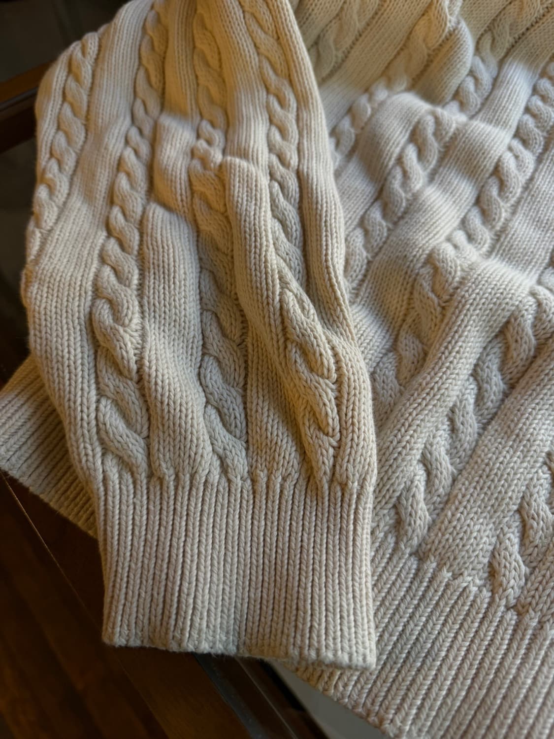 베네통 케이블 니트 105 상품이미지8