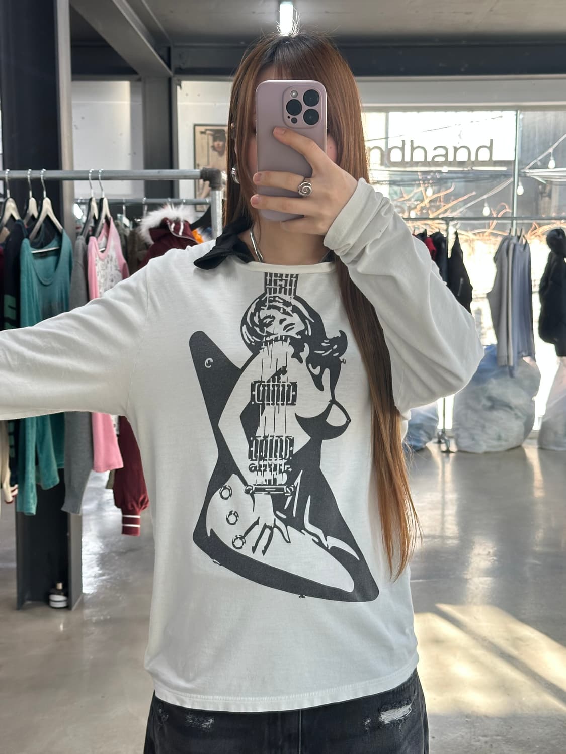 히스테릭글래머 Hysteric Rock 루즈 롱슬리브 상품이미지1