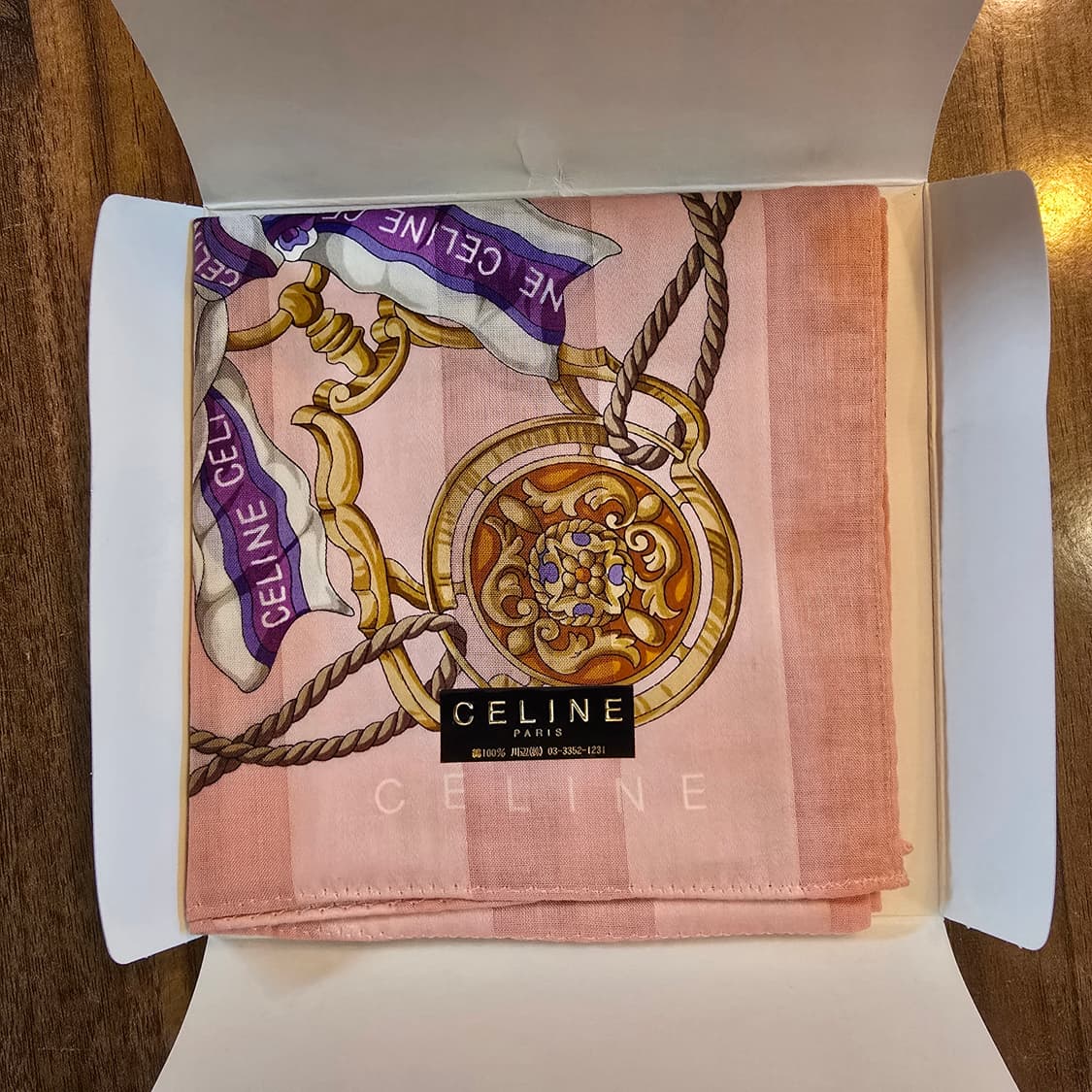 90s 일본 셀린느 손수건 상품이미지2