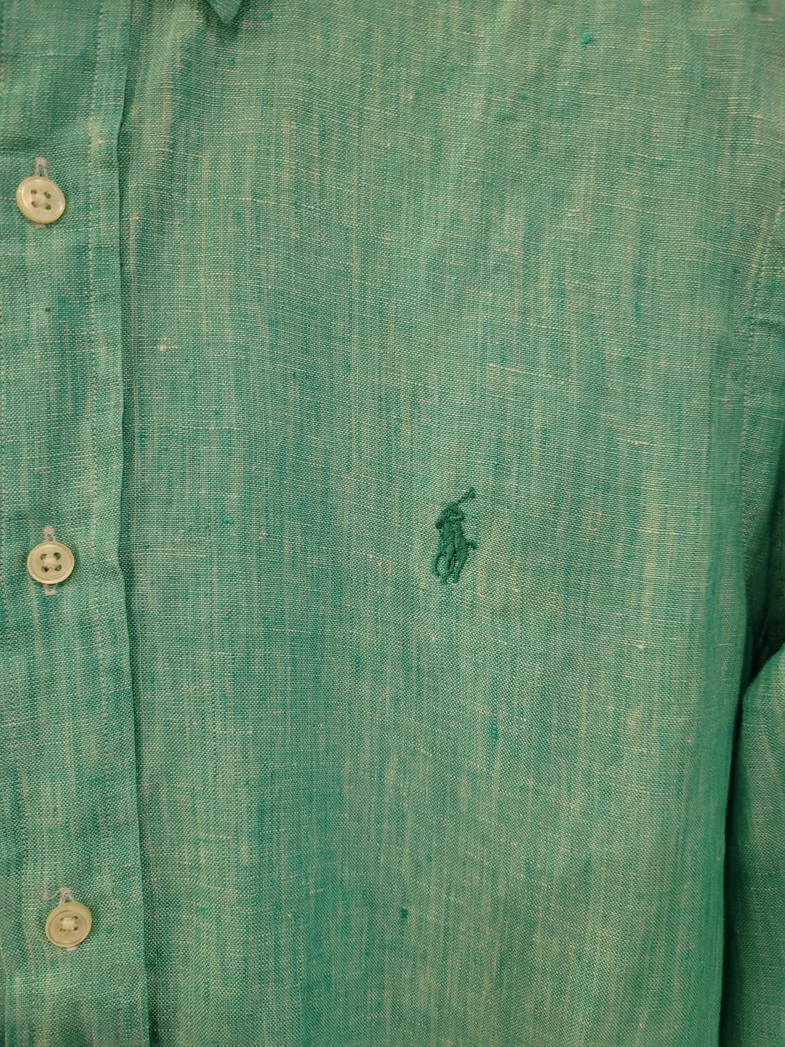하와이에서 온 청량함 그대로 🌿 폴로 랄프로렌 린넨 셔츠 (미착용 새상 상품이미지3