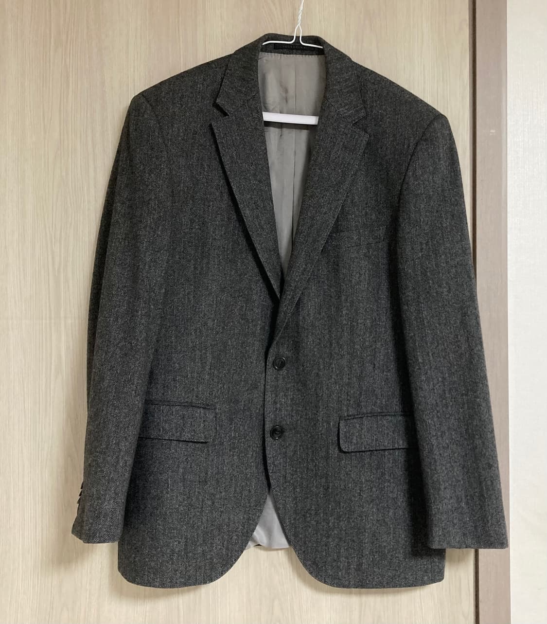 휴고보스 헤링본 자켓 100(48) 판매 상품이미지1