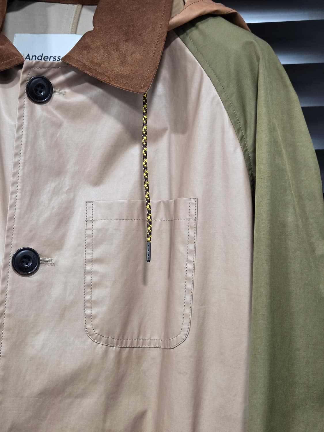 앤더슨벨 왁스 래글런 코트 M 상품이미지6