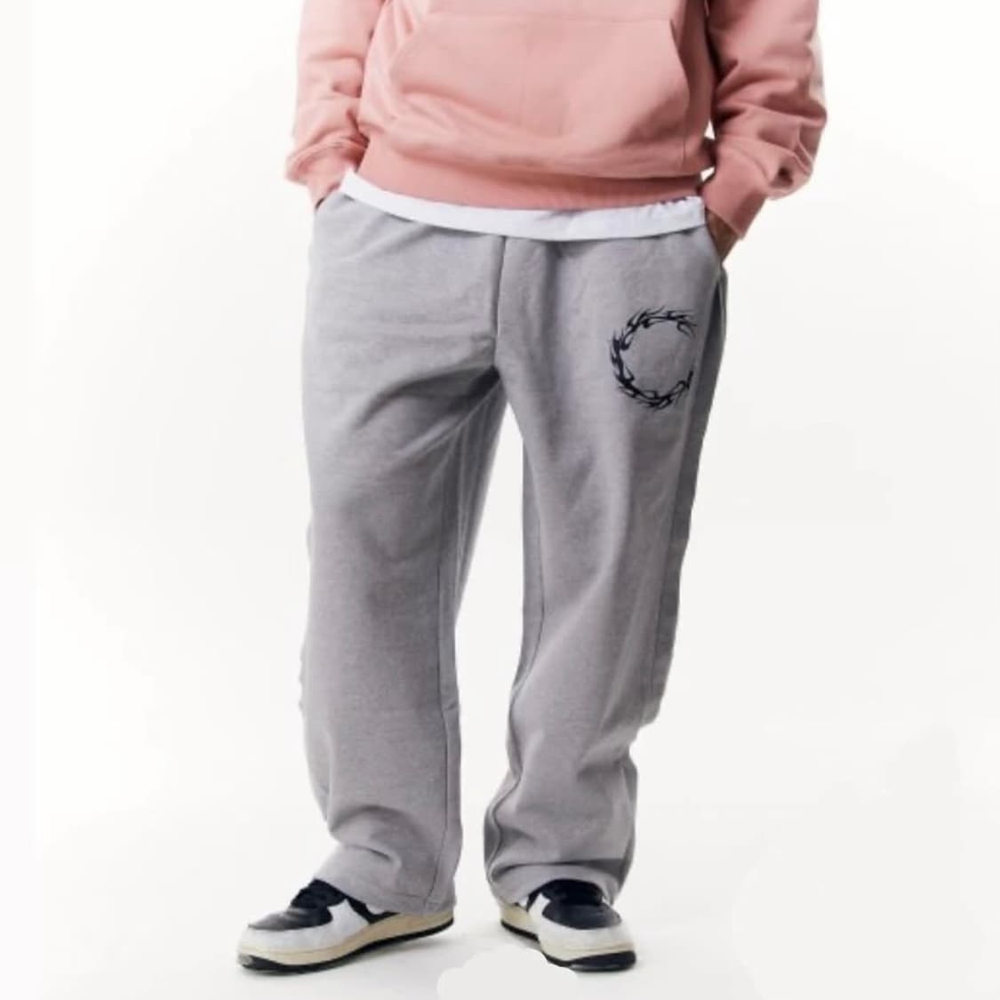 CHAPCHAP Circle Logo Sweat Pants(white) 상품이미지3