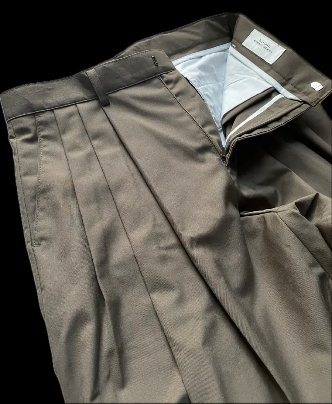 BLUE LABEL 브라운 베럴 팬츠 새상품급 상품이미지3