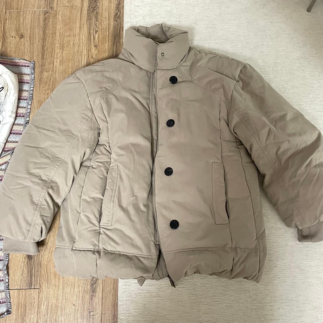 마뗑킴 워시드 버튼 다운 자켓 패딩 상품이미지4