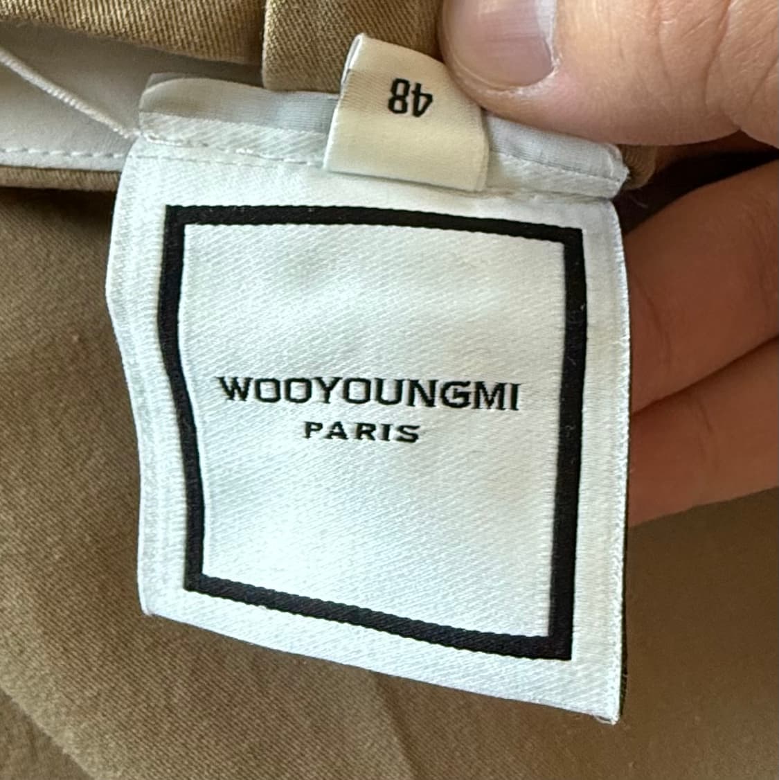 48 우영미 베이지 스트레이트 팬츠 22SS 상품이미지3