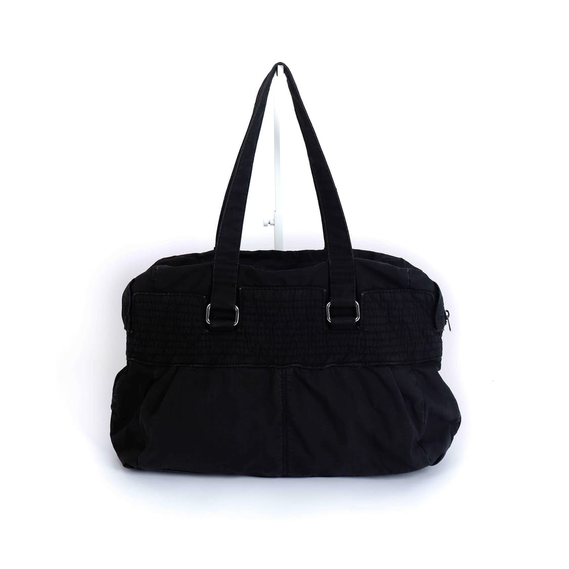 [DIESEL] 플라워 패턴 라이닝 블랙 코튼 숄더백 상품이미지9