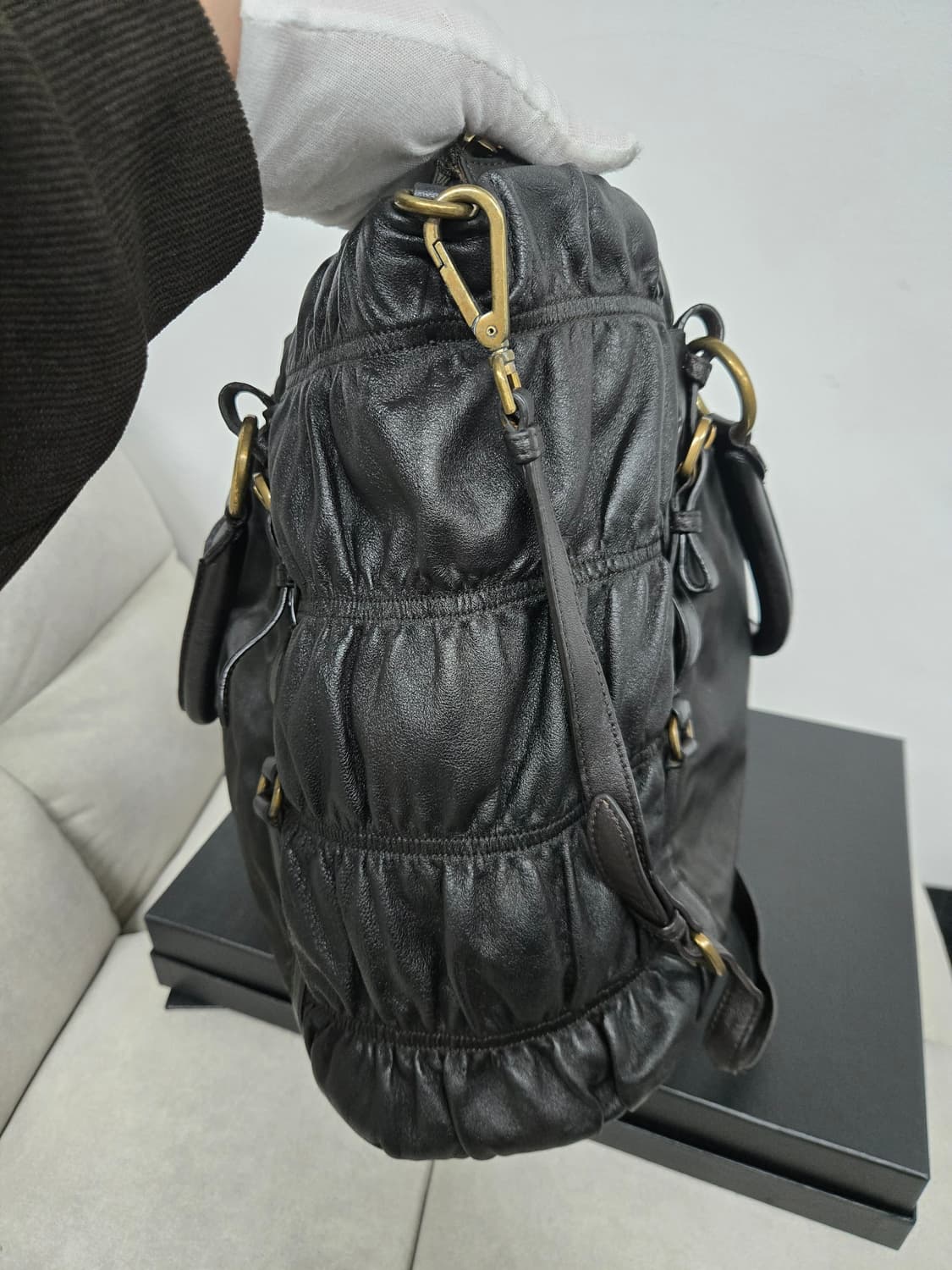 [보증서 정품] 프라다 고프레백 상품이미지4